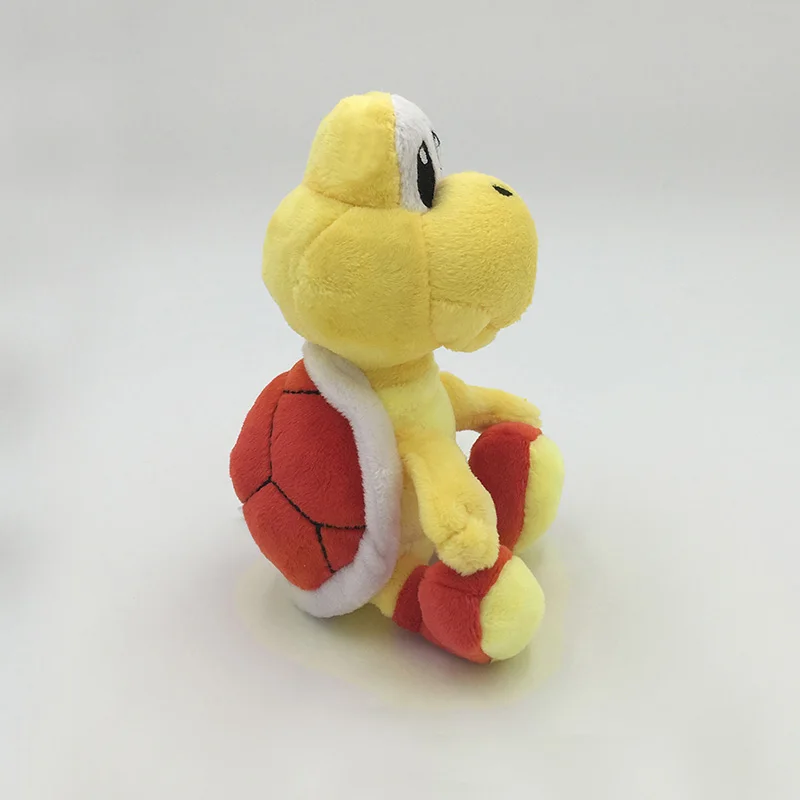 Новинка года; 2 цвета; Super Mario Bros. 6 дюймов 15 см Koopa Troopa плюшевые куклы мода прекрасный мультфильм черепаха игрушки для детей - Цвет: Red