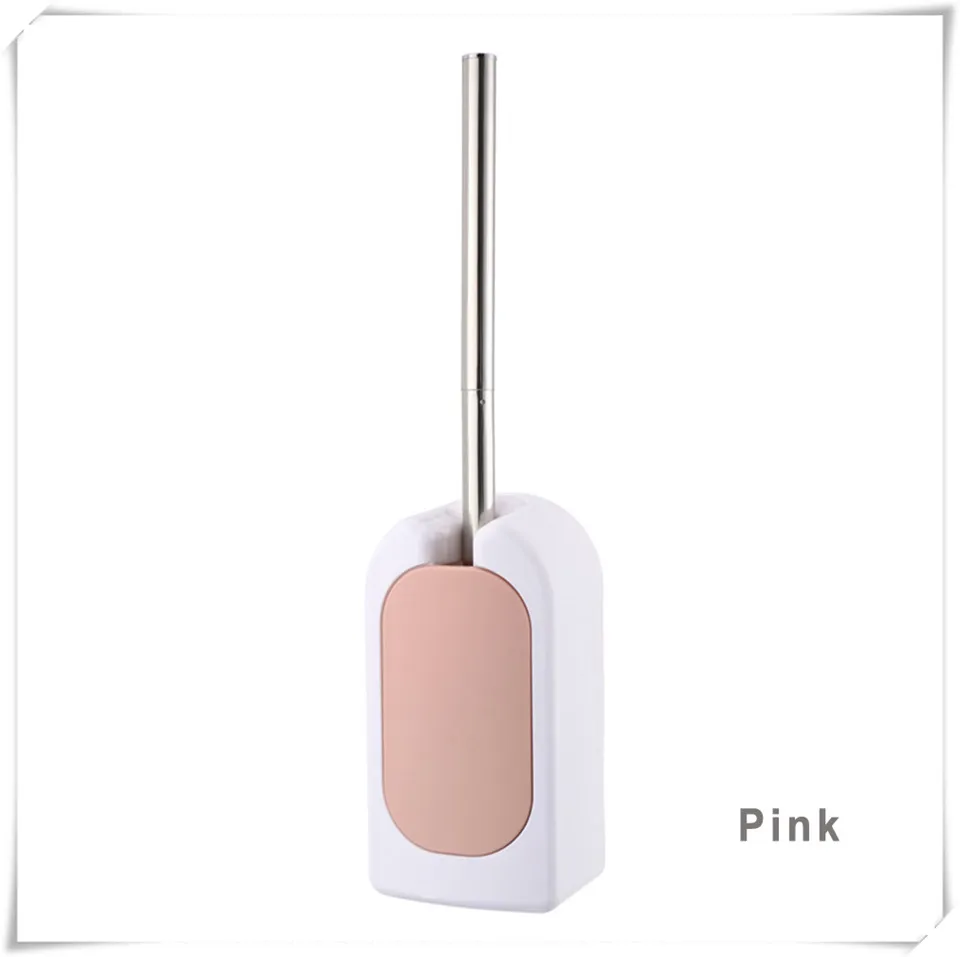 toilet brush set a pink