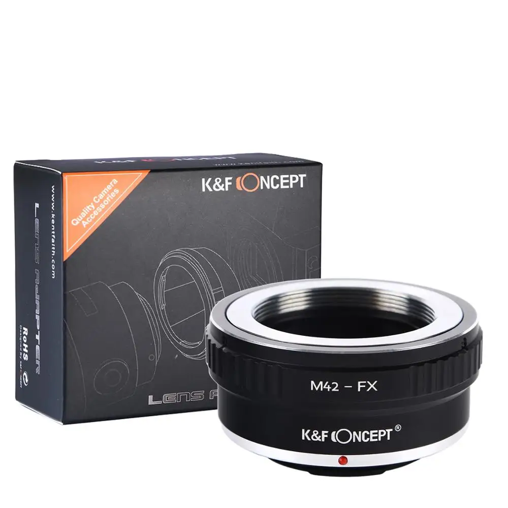 K F Concept Adapter for M42 Screw to Fujifilm FX XPro2 X T2 X M2 camera
