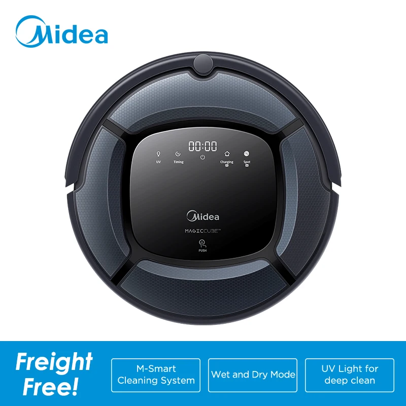 Midea inteligente Robot aspiradora MR04 2in1 de vacío y RP mapa navegación poderosa succión lámpara UV Con 4 modos Robot Aspirador - 1