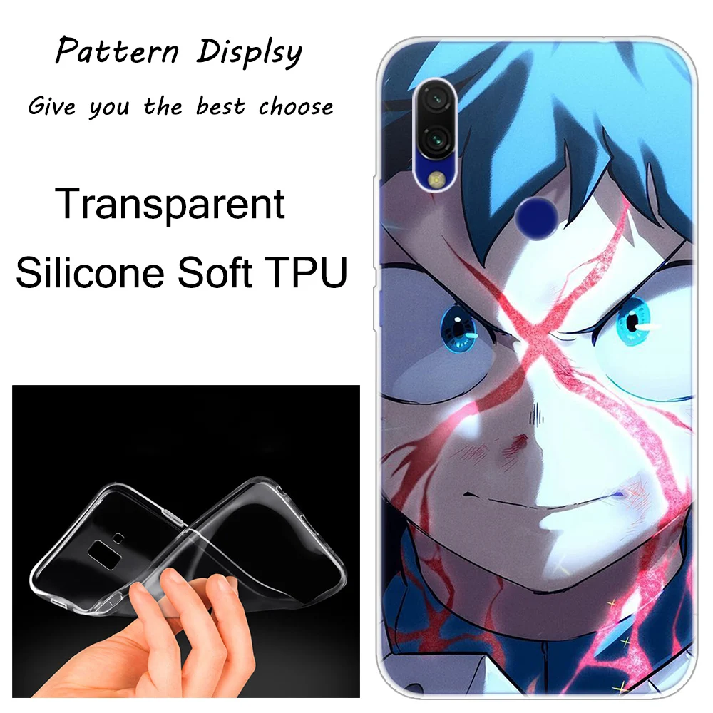 My Hero Academia Anime Black TPU Phone Case For Redmi K20 7 7A 5 5Plus 6 6A S2 Note 8 7 6 5 Pro Models