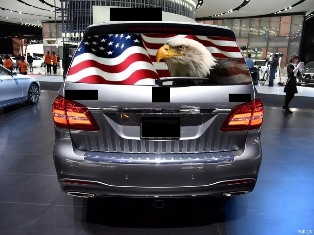 Автомобильные стикеры наклейки для ветрового стекла American Eagle Наклейки флаг