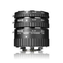 Meike N-AF-B Auto Focus Macro Extension Tube Ring for Nikon D60 D90 D3000 D3100 D3200 D5000 D5100 D5200 D7000 D7100 Camera DSLR