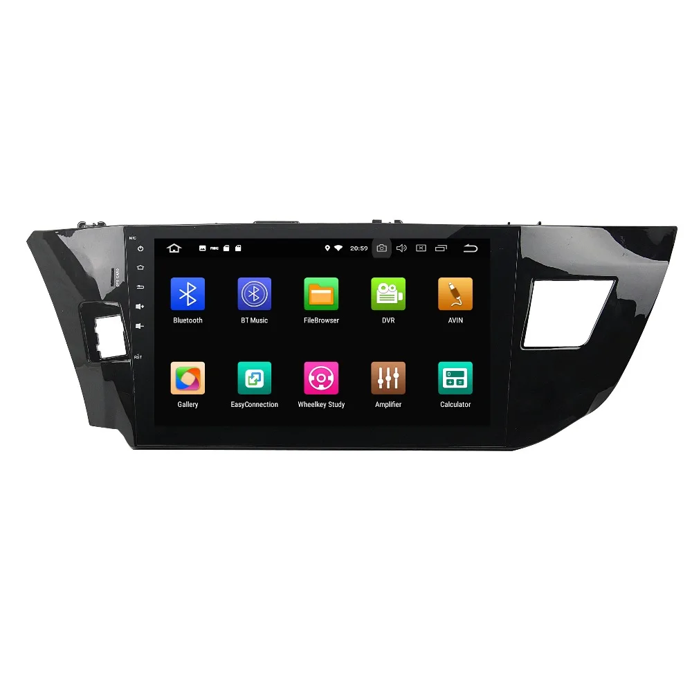 Excellent 4GB+32GB Octa Core 10.1" Android 8.0 Car Radio DVD Multimedia Head Unit for Toyota Levin 2013 2014 2015 Car GPS WIFI Bluetooth 1