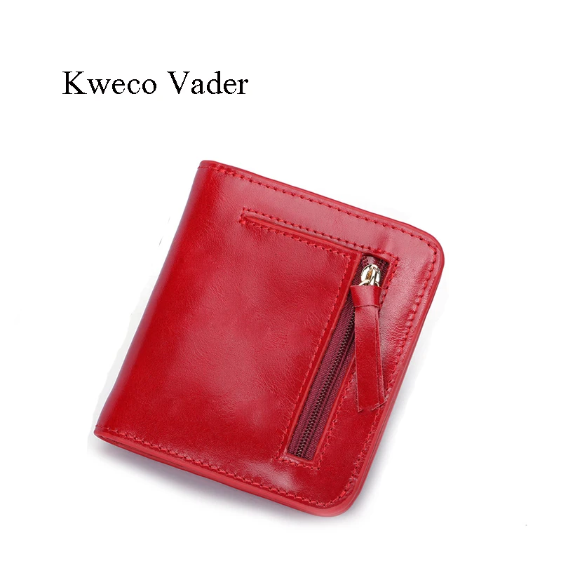 Женский кошелек из натуральной кожи Kweco Vader модный с карманами для монет