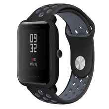 20 мм ремешок для часов для Amazfit Bip Youth мягкий силиконовый браслет сменный Браслет для Huami Amazfit Bip Youth Lite ремешок