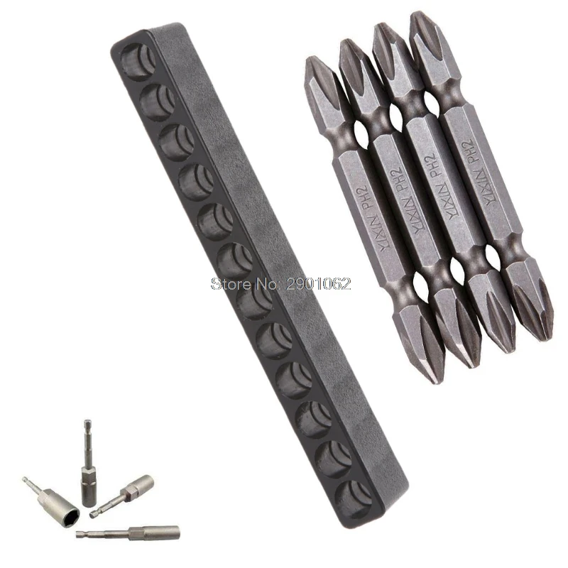 Screwdriver Hole 10/12 Holes Hex Shank Bit Holder Plastic Head Storage Case Tool AP16 tool organizer screwdriver organizer
