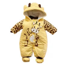 Winter Boy Girl Hat Jumpsuit Shoes Set Newborn Layette Down Clothing Coat Parkas Next Rompers Baby Clothes Snowsuit Costume Suit
