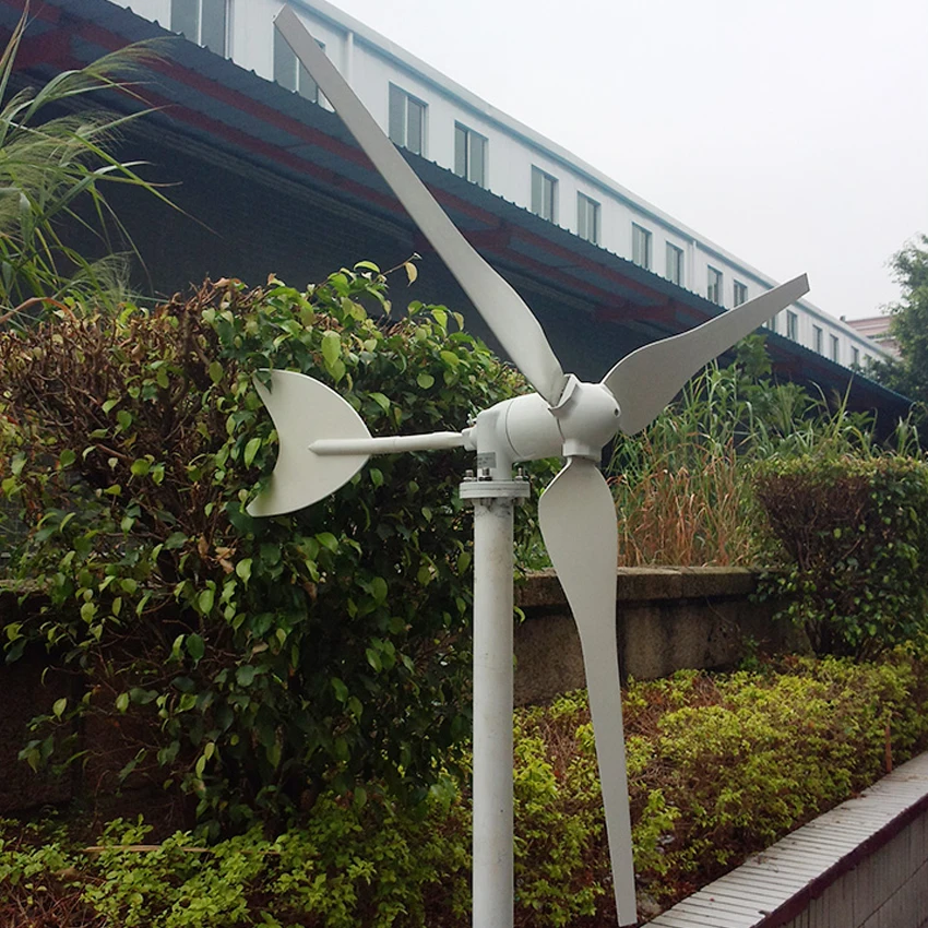 

50W/100W Small Wind Turbine Generator 12V/24V 3-leaves Wind Controller Wind power Generator 1050r/m(P-50W) 860 r/m(P-100W)