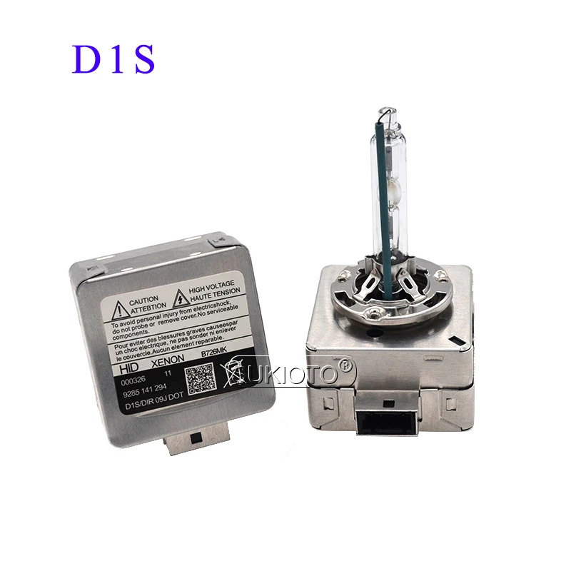 SUKIOTO Premium 35W Xenon D1S D2S D3S D4S HID Xenon Bulb Lamp 4300K D1S 8000K D2S 6000K D3S Car Headlight Replacement Bulb D4S (2)