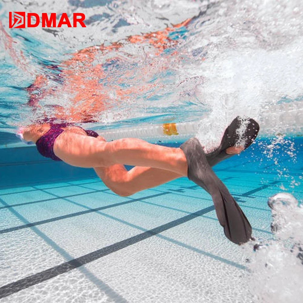 

DMAR Snorkel Swim Fins Neoprene Swimming Flipper Anti-slip Diving Fins For Adults Neoprene Flippers For Snorkeling Surfing