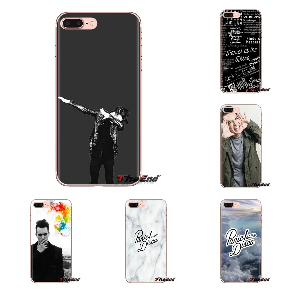 Для Samsung Galaxy S3 S4 S5 Mini S6 S7 Edge S8 S9 S10 Plus Note 3 4 5 8 9 прозрачный мягкий чехол для кожи Panic! At