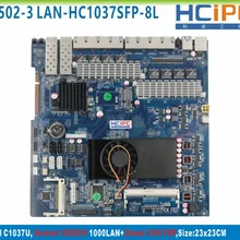 HCiPC M502-3 LAN-HC1037SFP-8L C1037U 8 Гига LAN+ 2 волокна LAN материнская плата, мульти LAN 8LAN брандмауэр Материнская плата/маршрутизатор, система брандмауэра