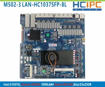

HCiPC M502-3 LAN-HC1037SFP-8L C1037U 8Giga LAN+2Fiber LAN Motherboard,Multi LAN 8LAN Firewall Motherboard/Router,Firewall System