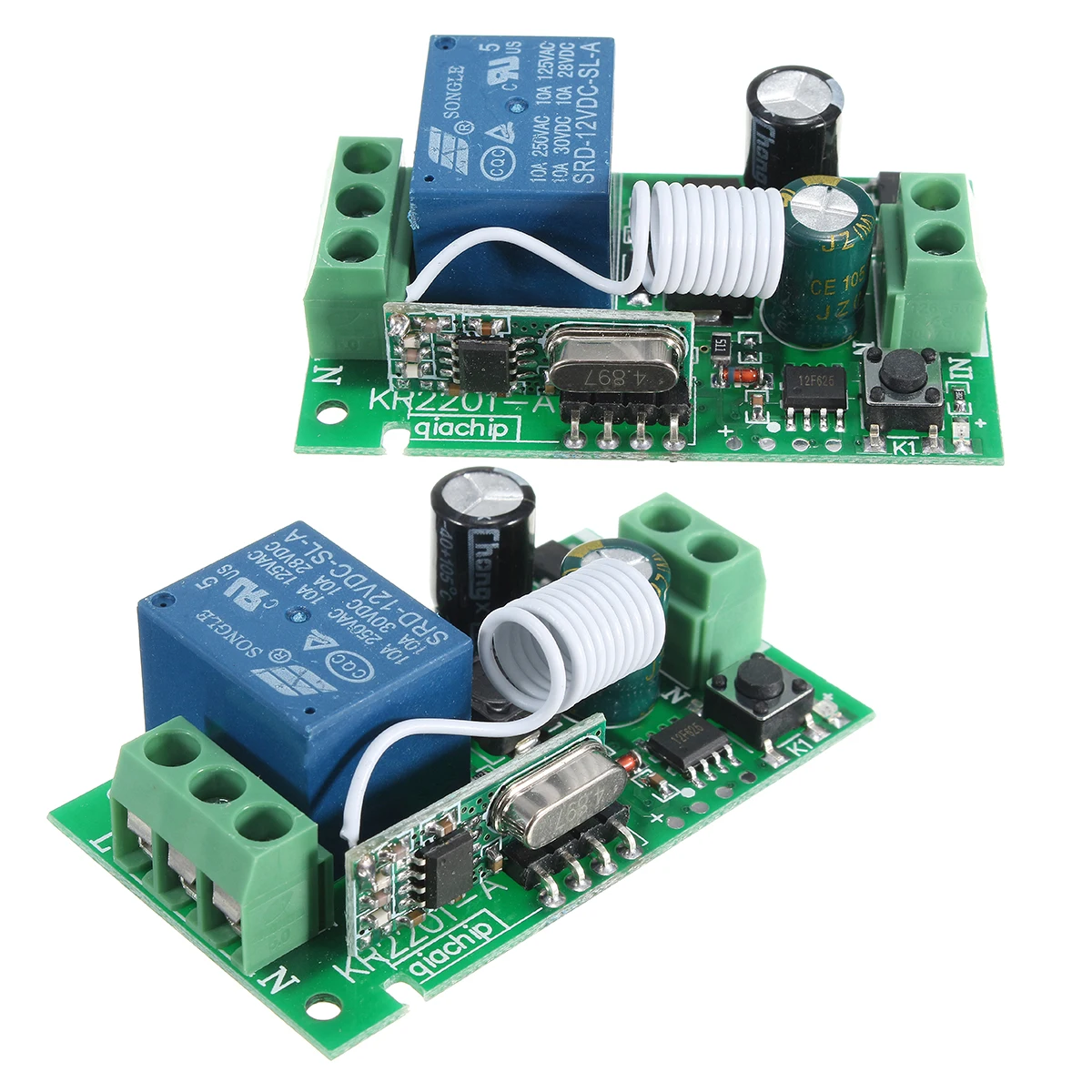 

220V 10A New 1 Channel Wireless Relay Switch 315/433MHz RF Remote Control Relay Switch Power Supply Self Lock RF Relay Top Sale