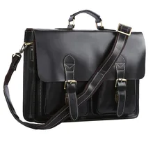 J.M.D Genuine Leather Men’s Fashion Business Briefcases Laptop Handbag Messenger Bag 7105A