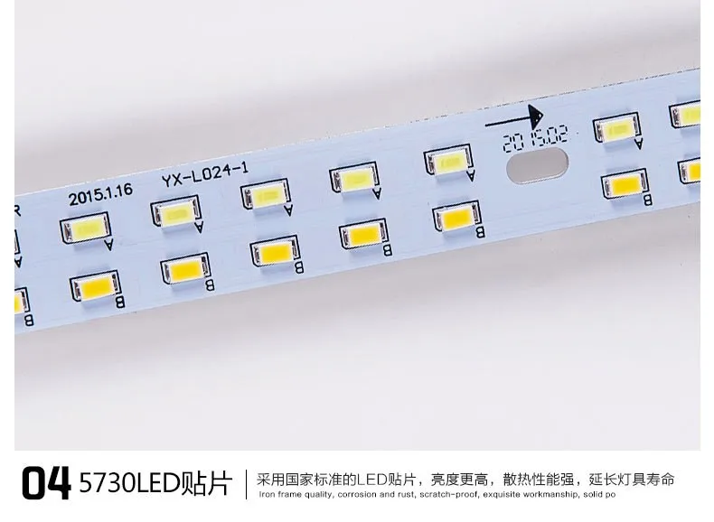 AC85-260V квадратный акрилсветодио дный овый светодиодный потолочный светильник гостиная лампа спальня потолочный светильник освещение светильники оптом