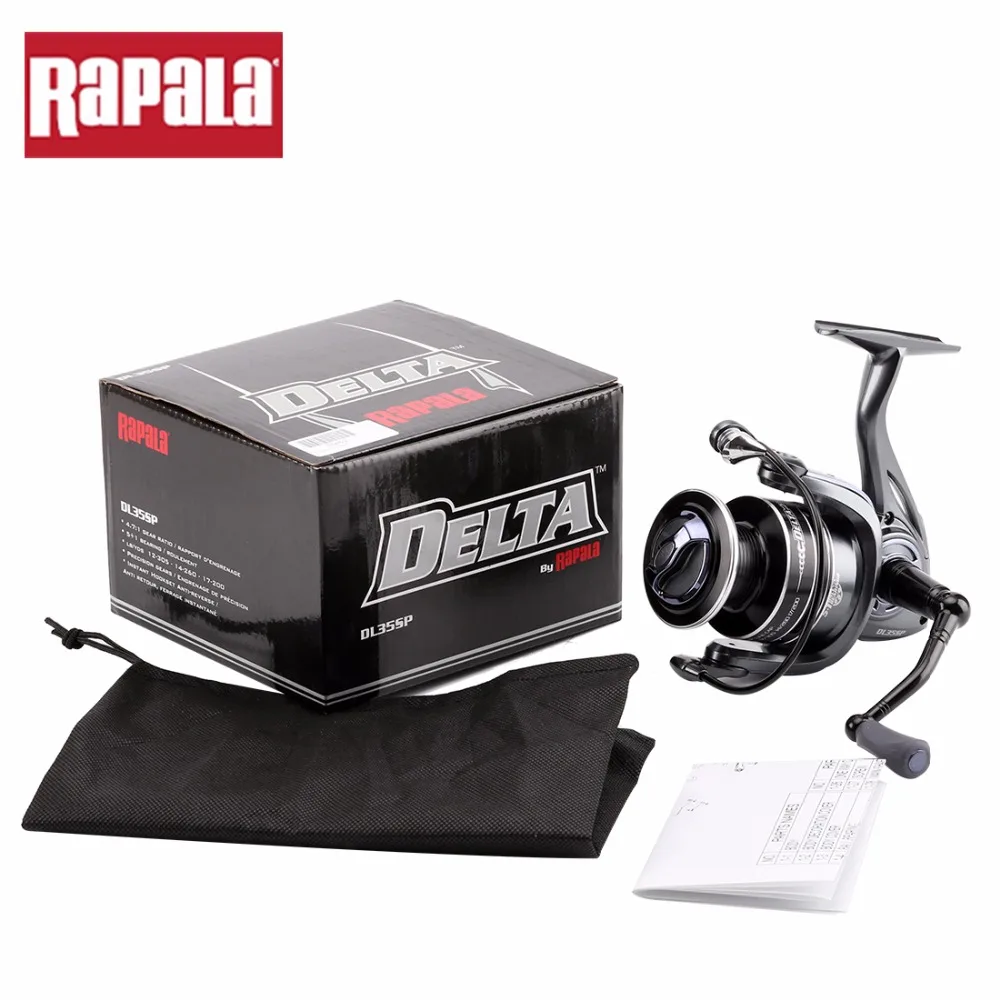 Оригинальная спиннинговая Рыболовная катушка Rapala DELTA 15 25 35SP 5+ 1BB, графитовое тело, длинная литая Рыболовная Снасть для соленой воды