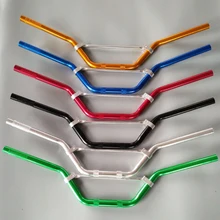 Универсальный 7/" 22 мм мотоциклетный алюминиевый руль ручка 6 цветов для Honda Kawasaki Yamaha Suzuki Harley Chopper Bobber