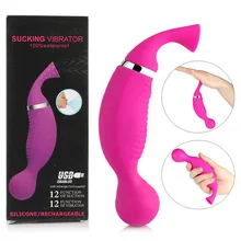 Suck Clitoris Vibrator Female Masturbator Nipple G-Spot Stimulator Toys Dildo Sex Toys Vagina Balls For Women