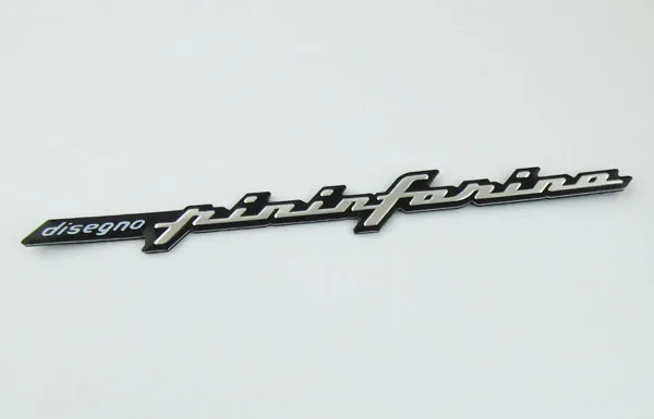 Алюминиевый автомобильный значок эмблема pininfарина для Hyundai Kia TIBURON|Наклейки на