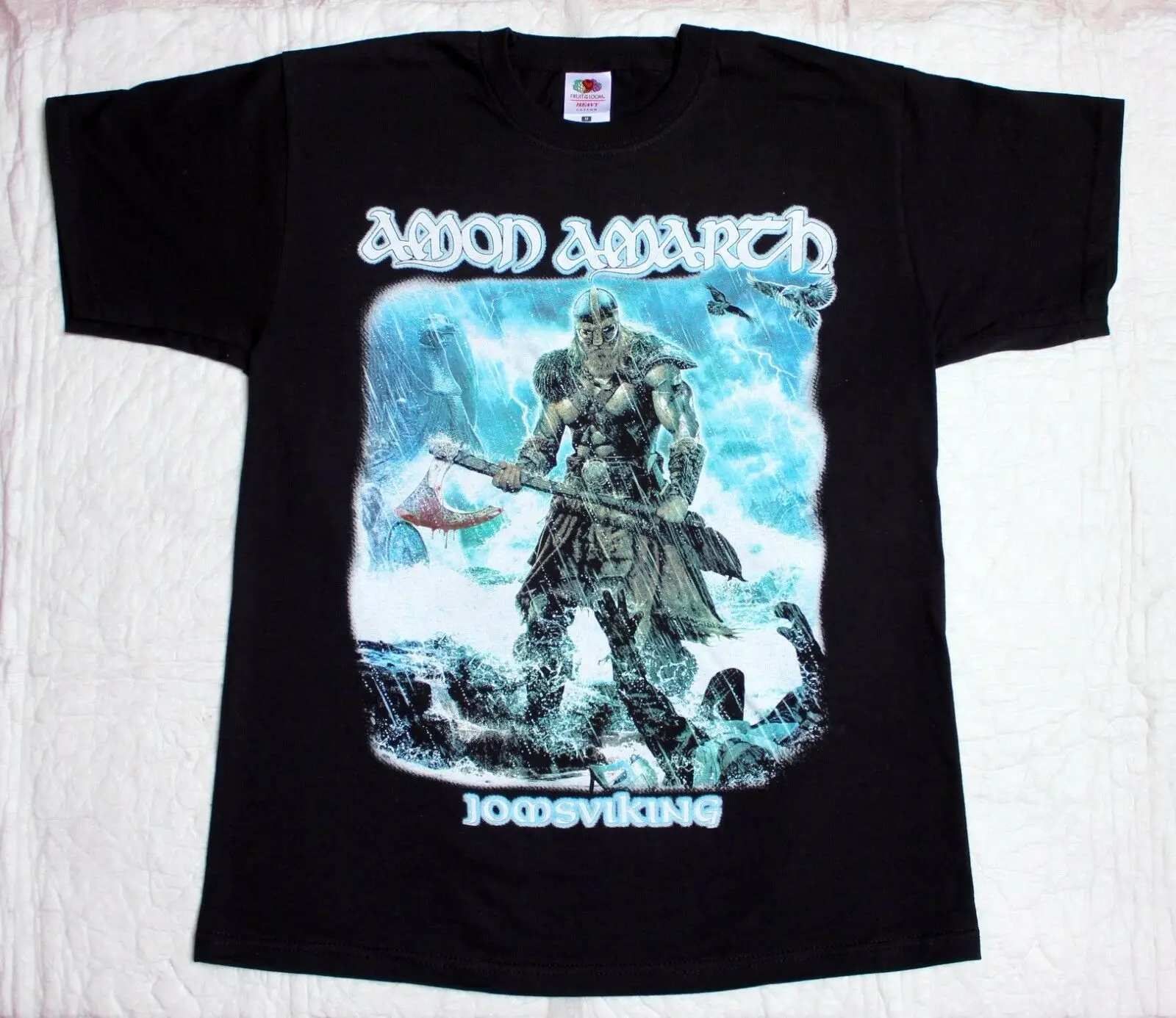 Amon Amarth JOMSVIKING DEATH METAL Children of bodom AMORPHIS Новая Черная футболка | Мужская одежда