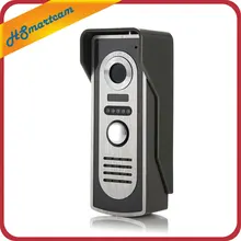 For 2v1 7” TFT LCD Wired Video Door Phone System Visual Intercom Doorbell 800×480 Indoor Monitor 700TVL Outdoor Infrared Camera