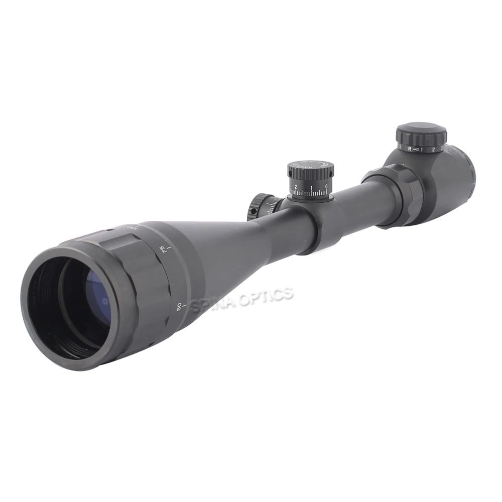 Оптика SPINA 6-24X50 AOE Riflescope Регулируемый зеленый красный точечный охотничий светильник тактический прицел оптический прицел