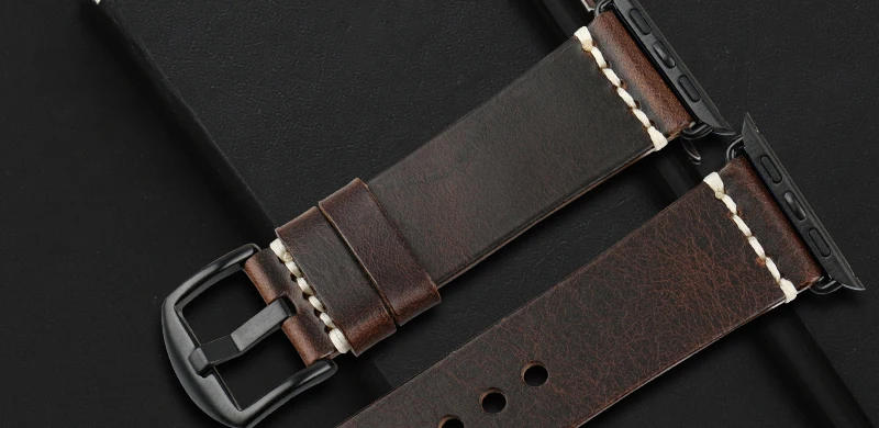 MAIKES кожаный ремешок для Apple Watch группа 44 мм 40 мм 42 мм 38 мм серия 4 3 2 1 все модели iWatch браслет ремешок для часов