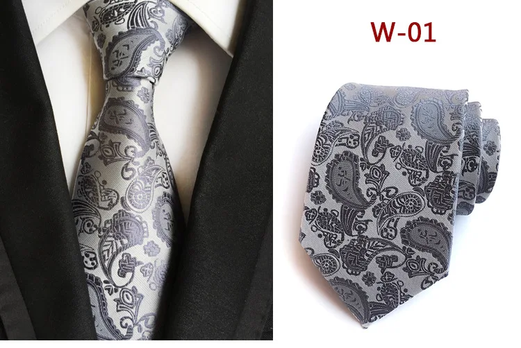 Классический мужской галстук, модный Шелковый галстук кешью с цветком Пейсли, 18 цветов, галстук для свадебной вечеринки, мужские аксессуары, галстук, мужской подарок
