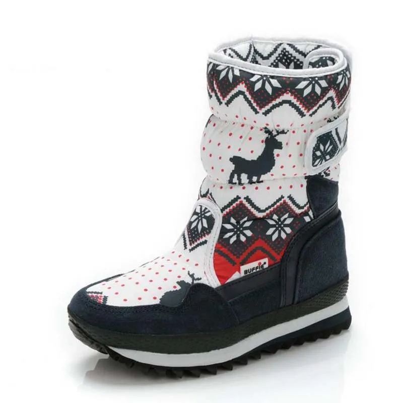 

-35 Degree Winter children snow boots high quality boys and girls long boots casual big kids plush boots girls boots Size 27-41