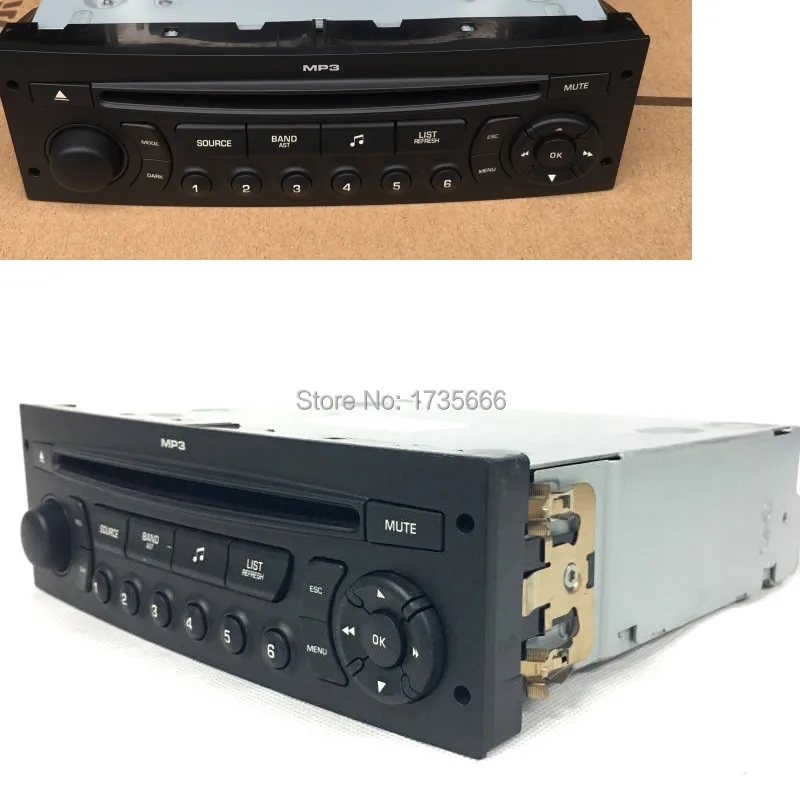 Автомагнитола RD45 с поддержкой Bluetooth AUX USB MP3 подходит для Citroen C3 C4 C5 Peugeot 207 206 307 308 807