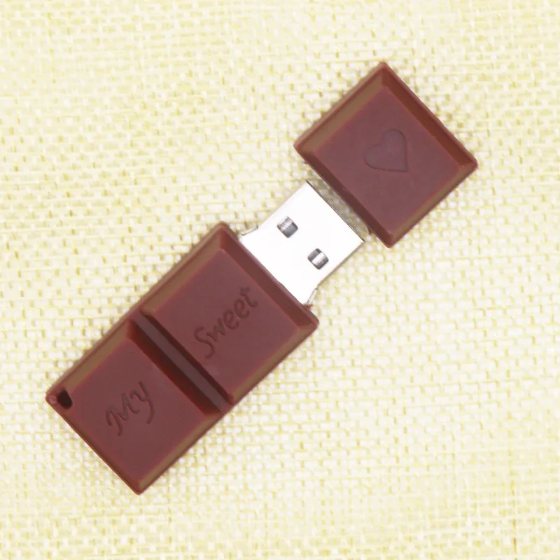 Настоящий шоколад, USB флеш-накопитель, 4 ГБ, 8 ГБ, 16 ГБ, 32 ГБ, 64 ГБ, 128 ГБ, флеш-накопитель, USB 2,0, флэш-карты памяти, ручка, флеш-накопитель, u-диск