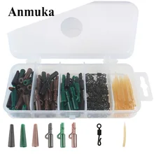 Рыболовный 120 шт./кор. рыболовный Европейский набор для рыбалки+ двойной крючок+ резиновый наконечник