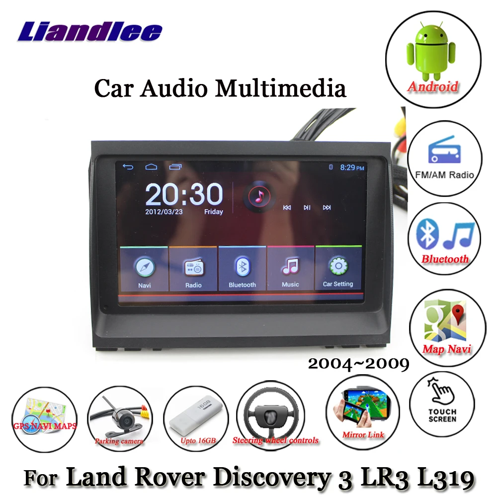Sale Liandlee Android For Land For Rover Discovery 3 LR3 L319 2004~2009 Radio Carplay Parking Camera GPS Navi Navigation Multimedia 2