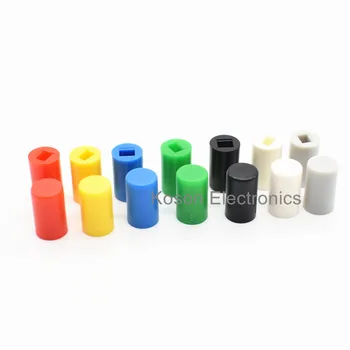 

20Pcs Tactile Push Button Switch Cap 10mm Applies to 5.8*5.8 7*7 8*8 8.5*8.5 Self-locking Switch Button Cap