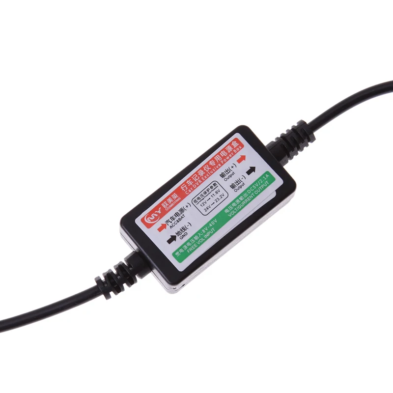 Mini USB Hard Wired Car Charger Power Inverter Converter 2.5A for GPS Right UK