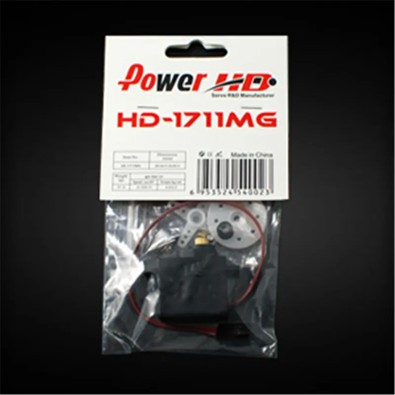 

Power HD-1711MG Mini Ball Bearing High Torque 3.5KG Servo For Traxxas 1/16