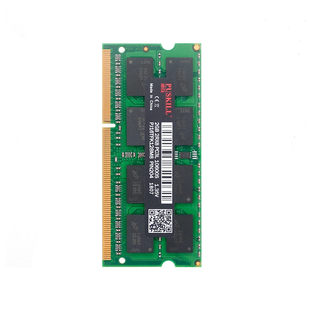 Память ноутбука DDR3 2 Гб 1333 МГц PC3 204Pin 1,35 V без ecc ram