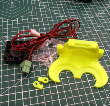 

1pcs Active Cooling Fan Duct kit with 4010 cooling fan extended cable Replicator /Wanhao / FlashForge / CTC / QiDi w/MOSFET
