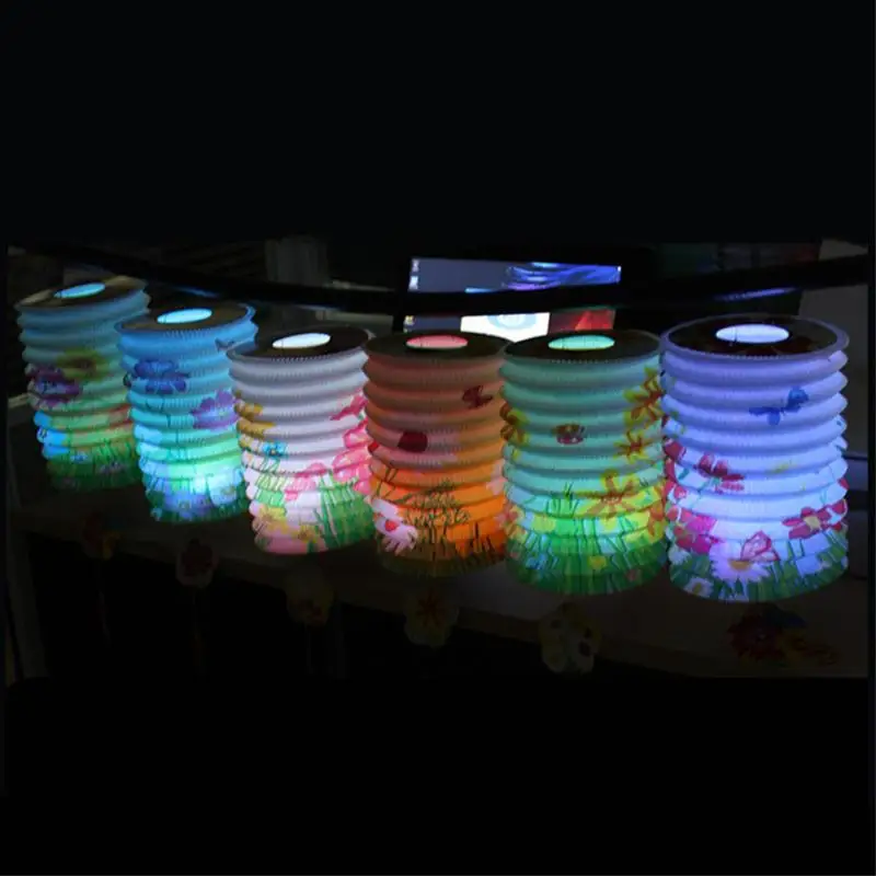 

12pcs Floral Pattern Paper Lanterns Decorative Lanterns for Home Wedding Party Birthday Mid-Autumn Festival