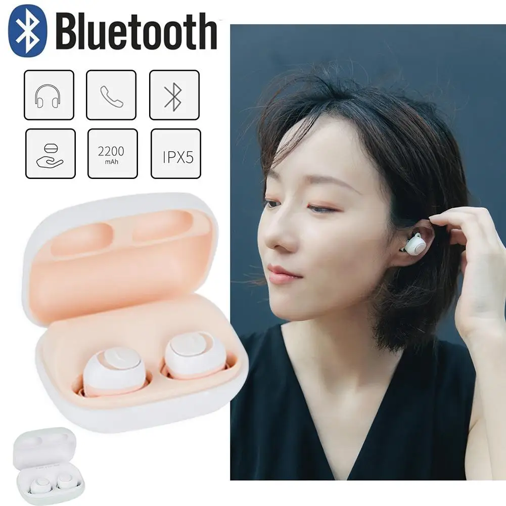 

Binaural Wireless 5.0 Earphones For Apple Mini Sports Headset For Running Driving Bluetooth Earphone