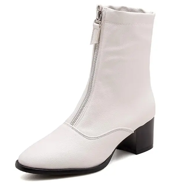 Buy Lsewilly Stretch Fabric Boots Women Round Toe Zip