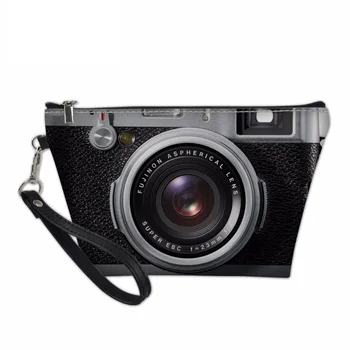 

Noisydesigns Functional Make Up Women 3D Camera Print Makeup Box Pouch Women Beauty Cosmetic Bags Pochette Travel Organizers