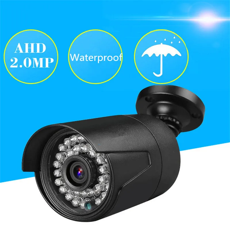 

Security CCTV 1080P AHD Camera Waterproof Bullet Cameras Day & Night Analog High Definition Surveillance HD 3.6mm Lens Infrared