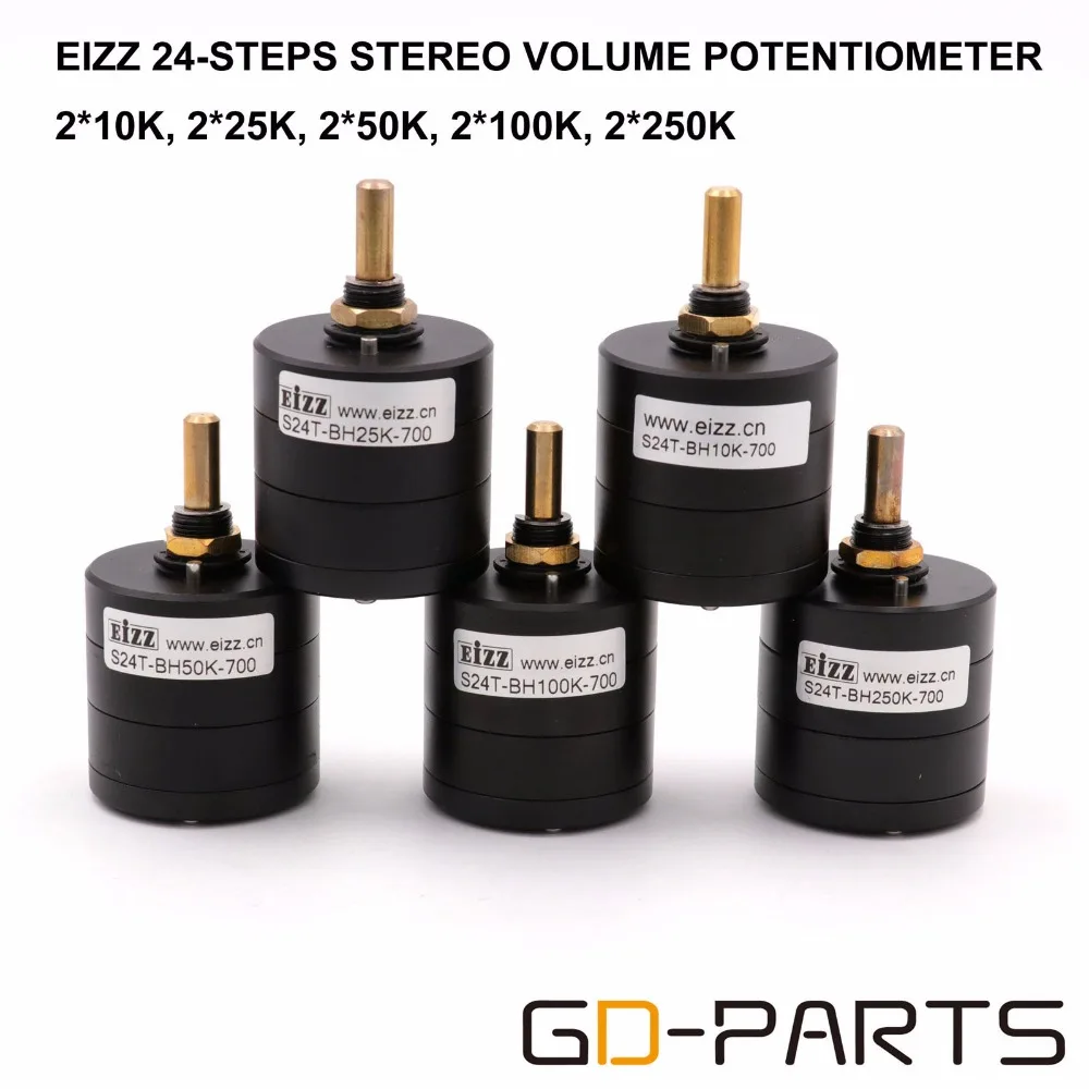 GD PARTS EIZZ 24 Step Stereo Attenuator Volume Potentiometer Balance