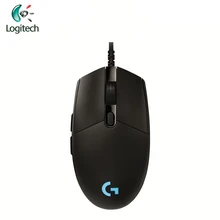 Игровая мышь logitech G Pro Gamer 12000 точек/дюйм RGB проводная мышь официальная настоящая USB игровая мышь для Windows 10/8/7