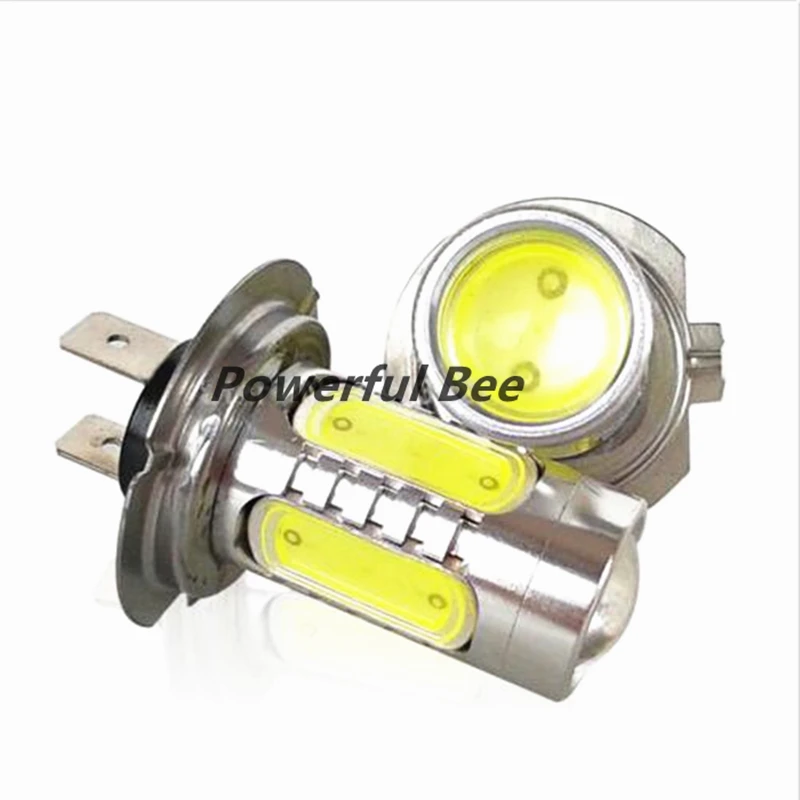 2 x Flash and keep lighting double modes H7 15W LED 12V automobile car DRL fog lamp light bulb white yellow amber ice blue | Автомобили и