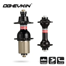 OG-EVKIN x Novatec A271SB/F372SB Road Bike Hubs J-Hook Hub V-Brake Bearing Hub Front/Rear 20/24Holes For Bicycle Hubs 10/11S bicycle hubs cump 2 bearing 20 28 hole 74 130mm v brake hub 20 inch 406 451 bmx folding bike road bicycle wheel set accessories