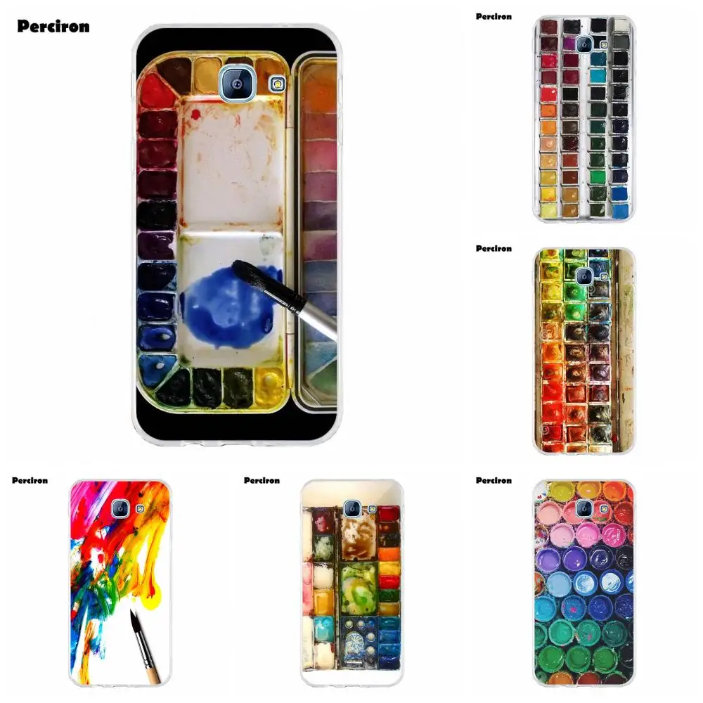 

Perciron Soft TPU Mobile Phone Case Cover Watercolor Paint Set Palette For Samsung Galaxy A3 A5 A7 J1 J2 J3 J5 J7 2015 2016 2017